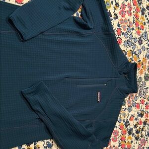 Patagonia Blue Quarter-Zip Pullover